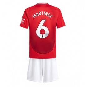 Manchester United Lisandro Martinez #6 Heimtrikot 2024-25 Kurzarm (+ kurze hosen)